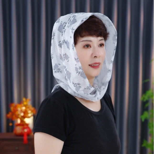 【新芳】【冰爽丝遮阳帽】新款春季丝巾帽百搭出游遮阳气质骑车