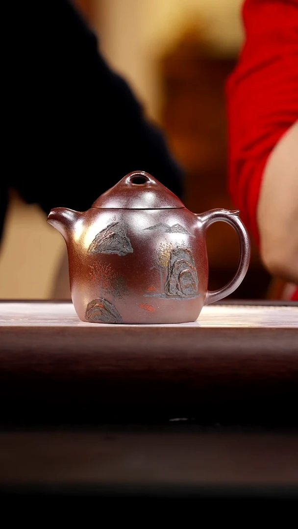 茶壶紫砂老段泥柴烧秦权