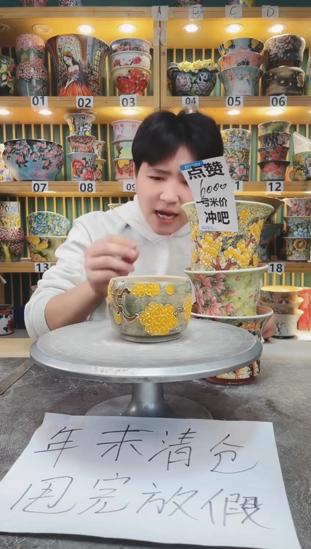 【闪购商品】瓷片默认微瑕一物一拍0116-009