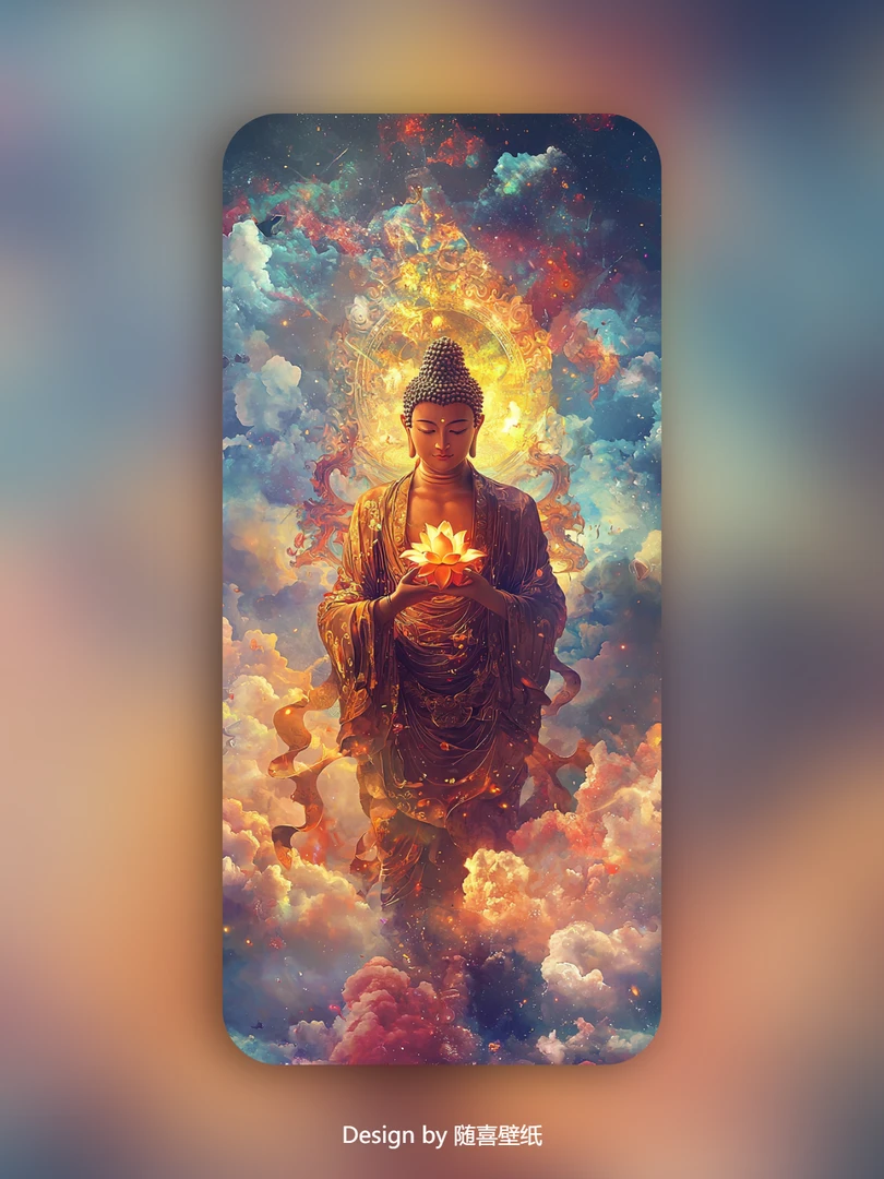 能量流动款 || 羊&猴本命佛【大日如来】- 原创手机动态壁纸套图