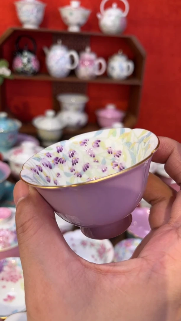 景德镇纯手绘陶瓷茶具
