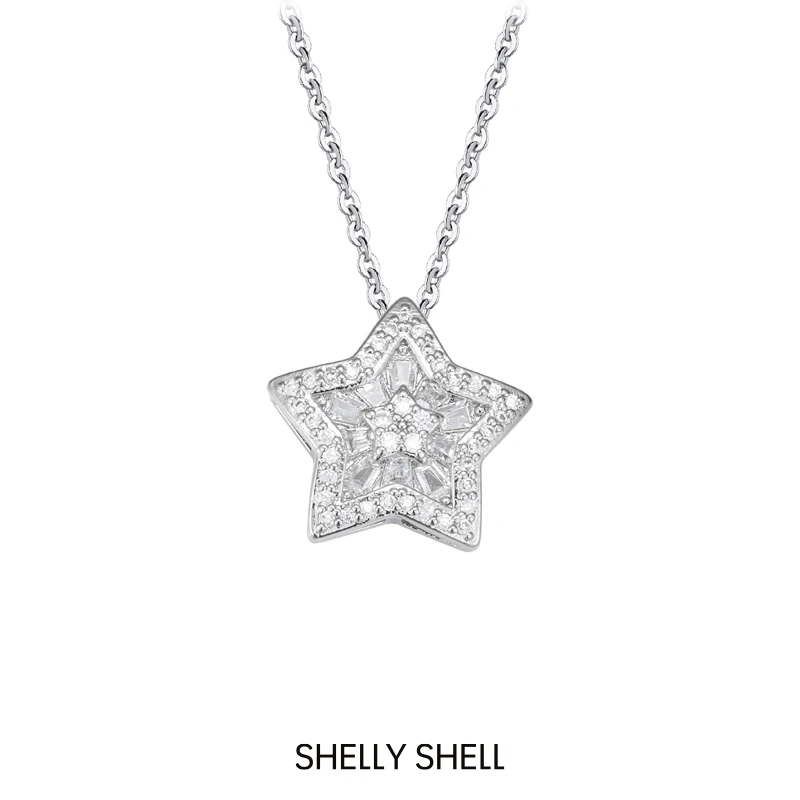 Shelly Shell 铜合金项链 闪耀星星项链 轻奢百搭简约设计.
