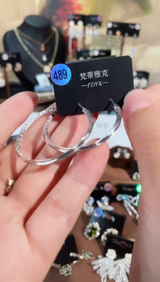 铜合金合成立方氧化锆925银梵489