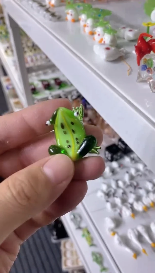 琉璃手工艺品青蛙
