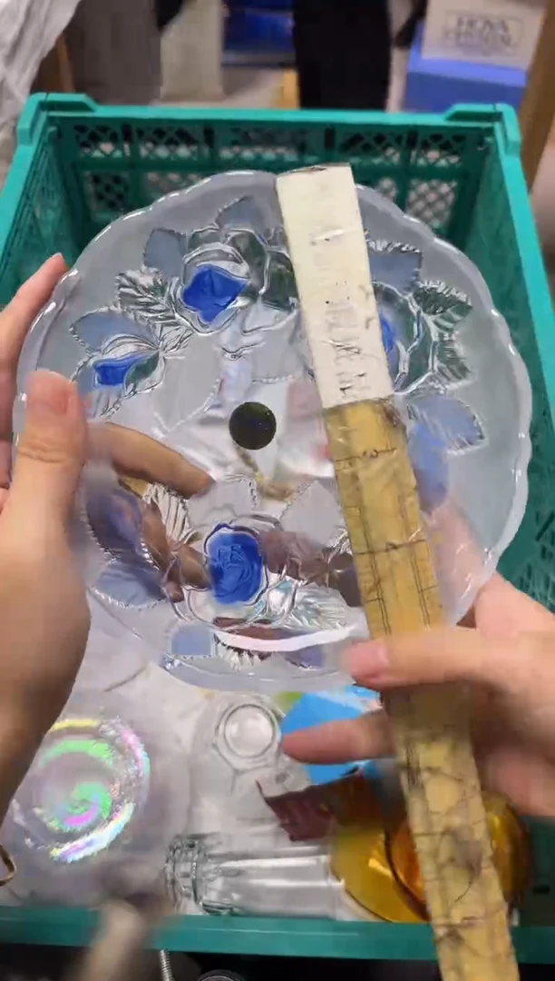 手工艺品玻璃吾**明291瑕疵