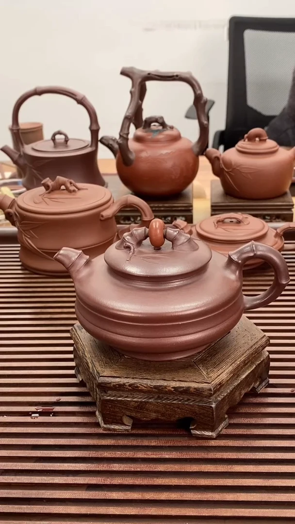 茶壶紫砂微瑕不退换200毫升时来某运转紫泥
