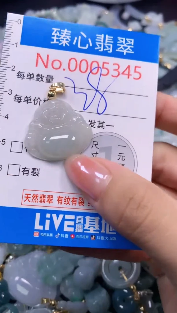 吊坠(不含链)未镶嵌翡翠5345