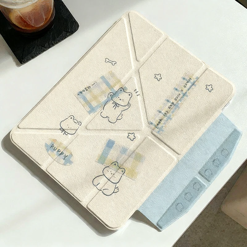 简笔小狗适用iPad A16平板保护套2025磁吸苹果11英寸笔槽iPad10壳