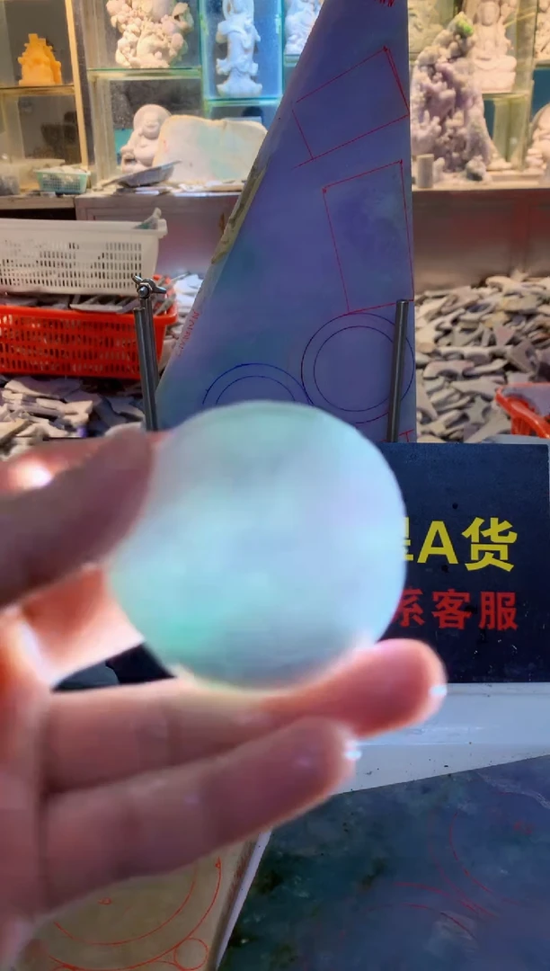 裸石翡翠0朗0翡翠珠宝731随机