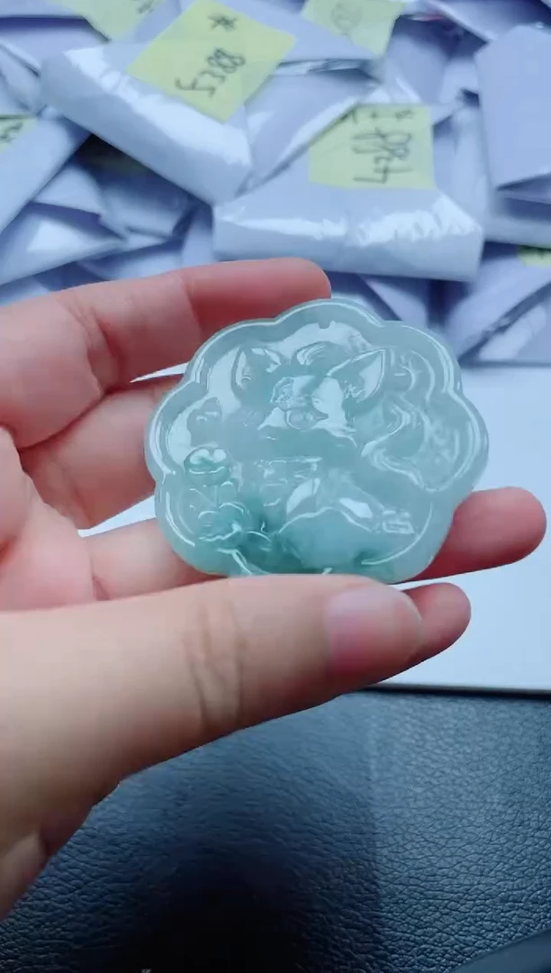 翡翠未镶嵌颈饰