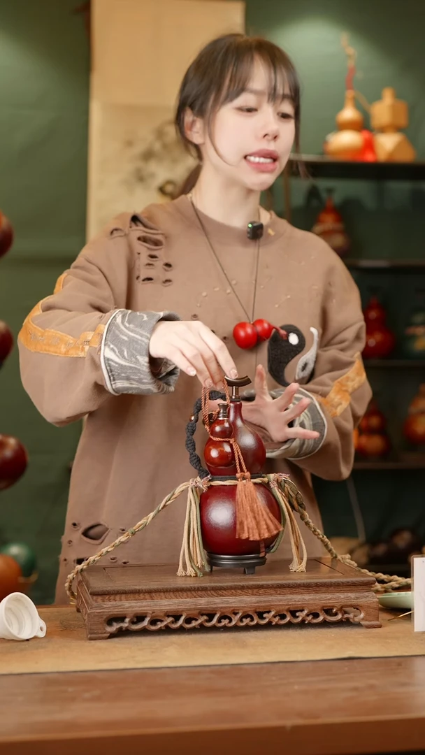 63号精品天然大漆酒葫芦一物一拍~