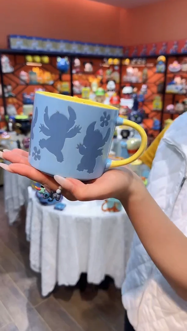 瓷片@@陶瓷杯史迪仔杯子