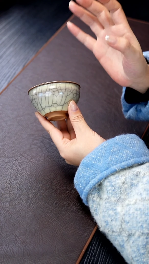 青瓷手工茶器包邮