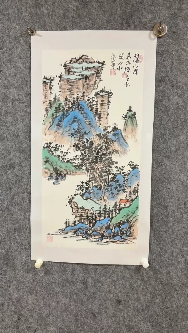 国画悲鸿艺术/沈国卿/国画
