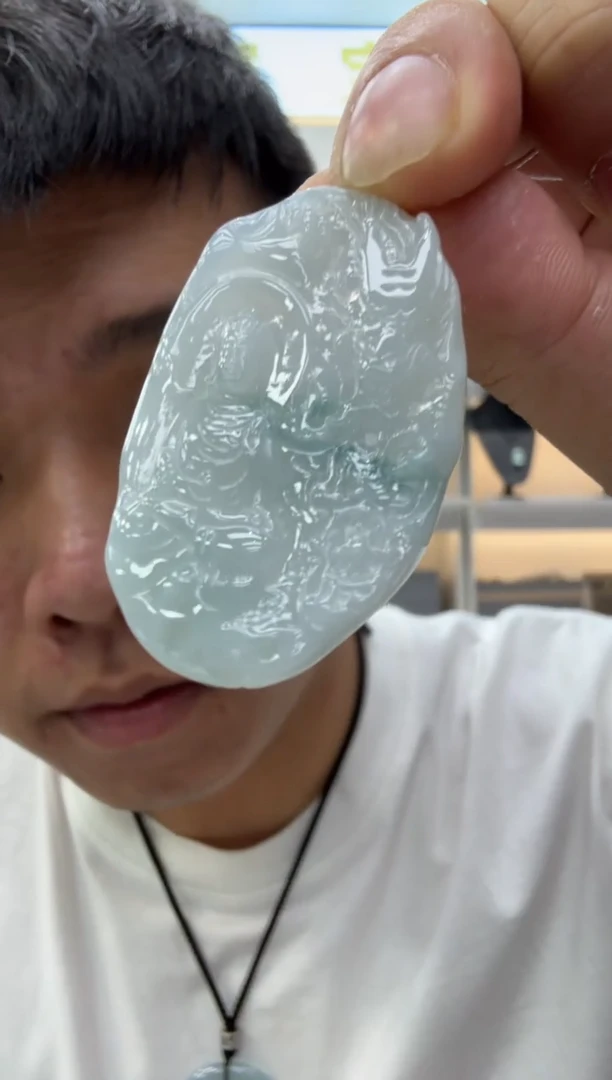 颈饰未镶嵌翡翠多样性天然翡翠A货孤品