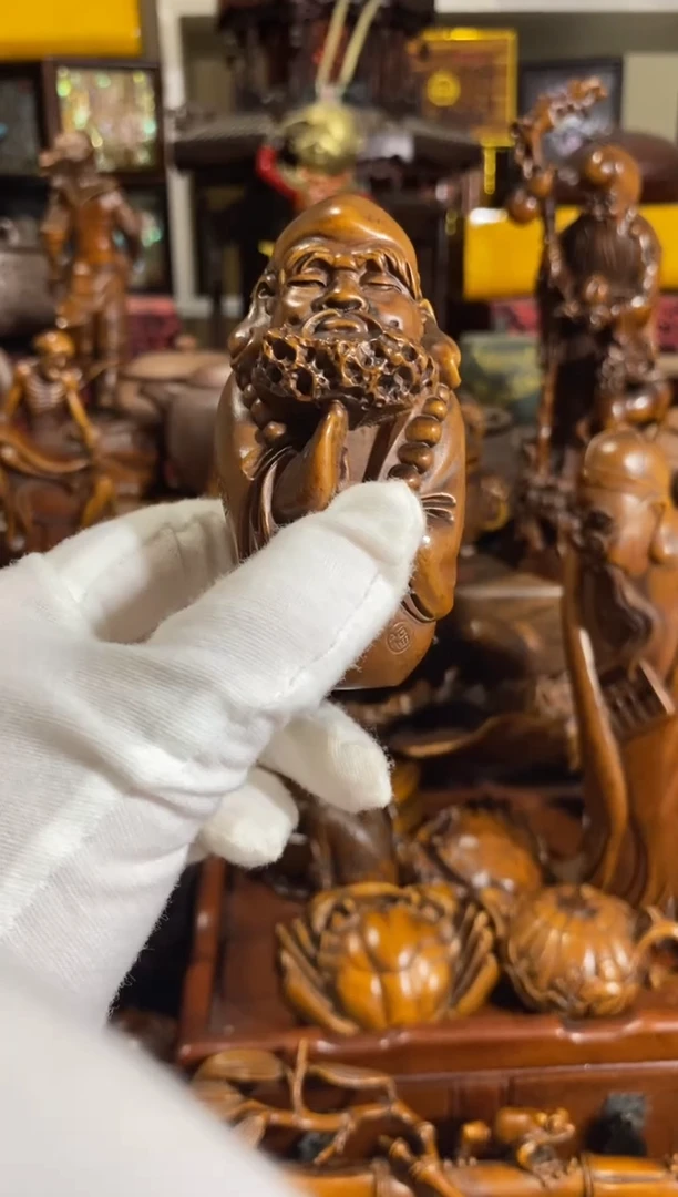 木小叶黄杨小件达摩悟道