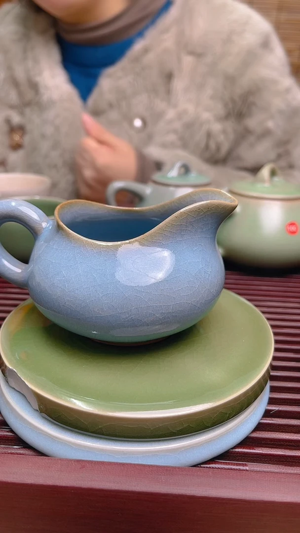 【闪购商品】瓷片原生态原矿天青公道