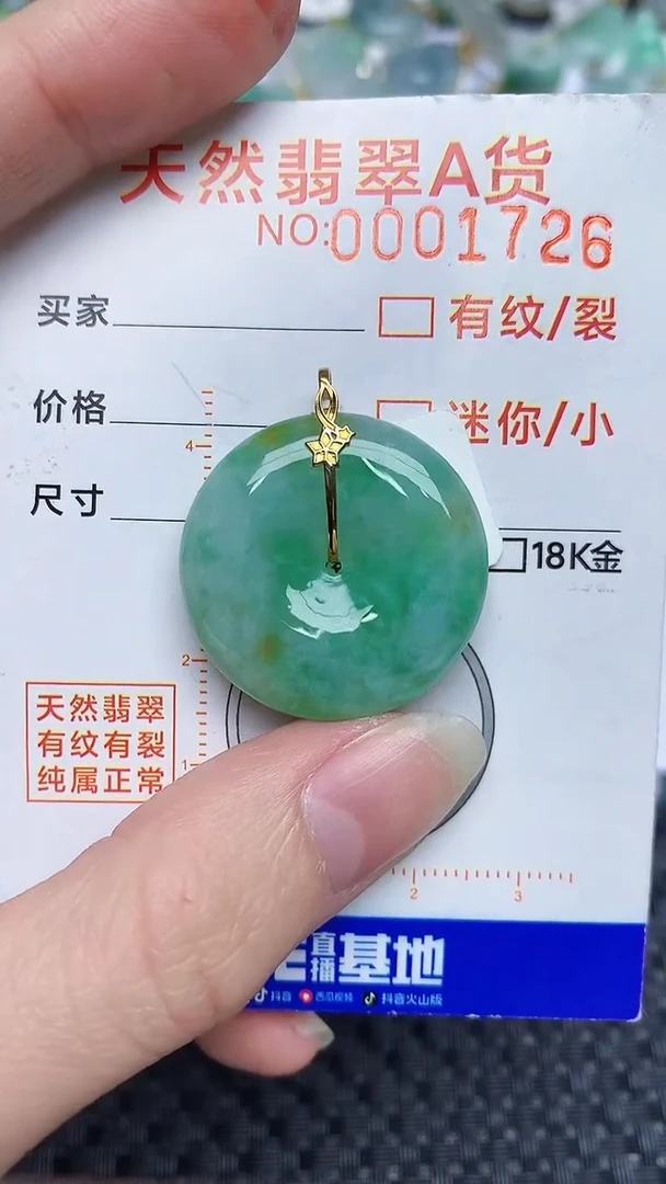 【闪购商品】翡翠颈饰18K金镶嵌45345345345
