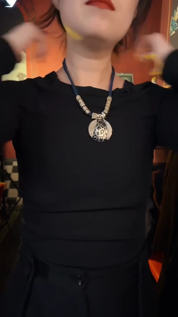 合金无合金无孤品不折腾系列蓝色豹纹项链