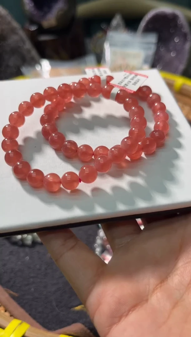 【闪购商品】菱锰矿（红纹石）手绳未镶嵌124多样性发其一/7