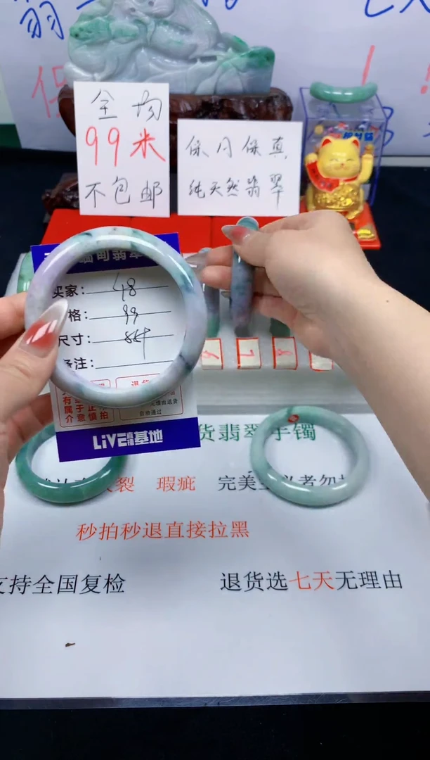 未镶嵌手镯翡翠48