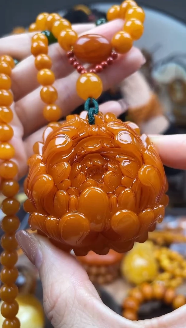 【闪购商品】琥珀裸石未镶嵌首饰 假1赔4（多样性发货1件