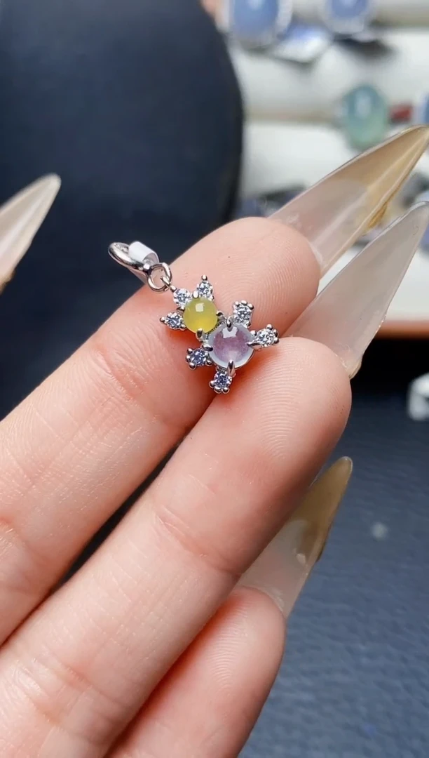 银S925镶嵌戒指翡翠2880