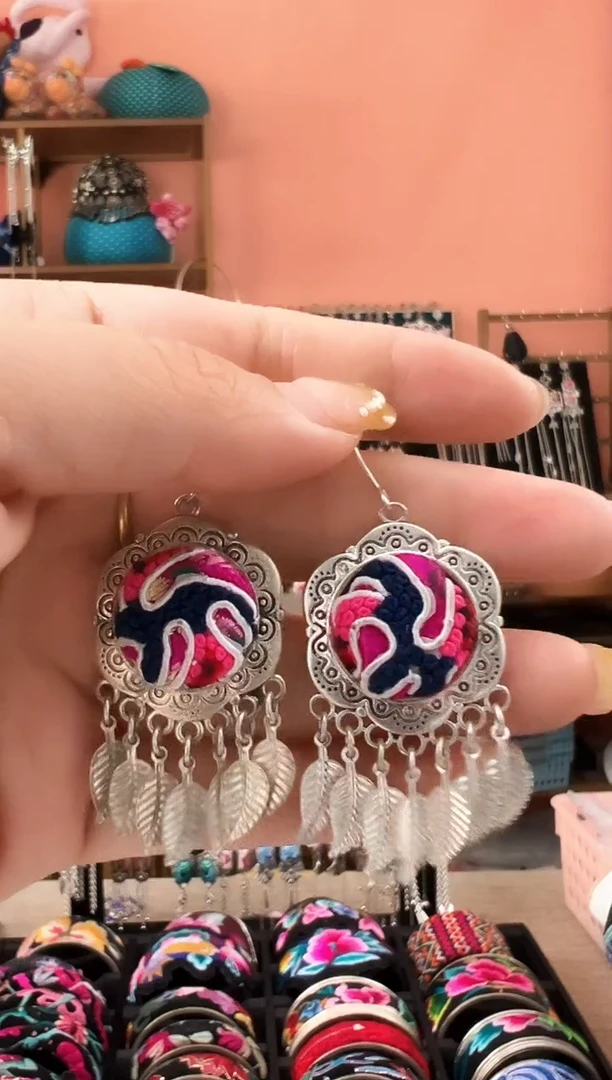 织绣艺枝独绣老绣饰品96