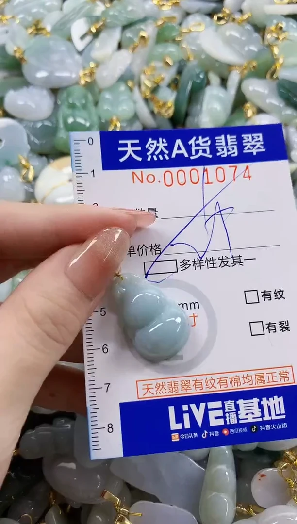 颈饰未镶嵌翡翠天然A货翡翠