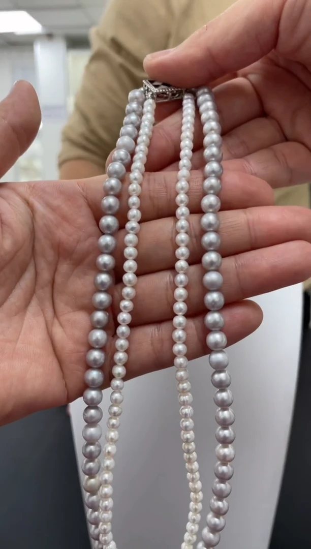未镶嵌珠串淡水珍珠181多样性发其一