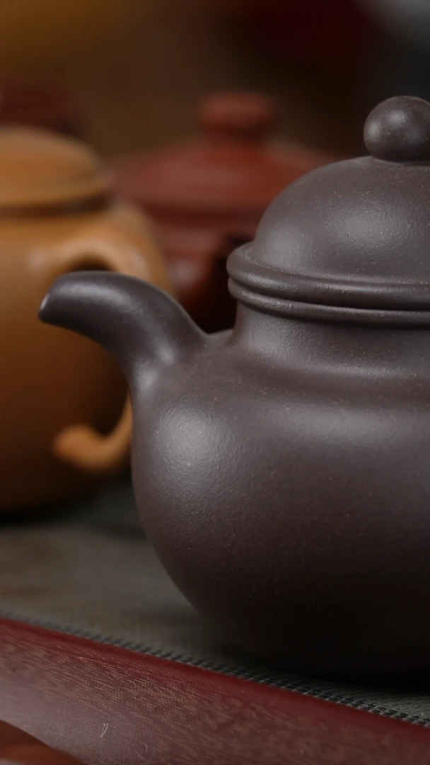 茶壶紫砂賈*…全手掇球