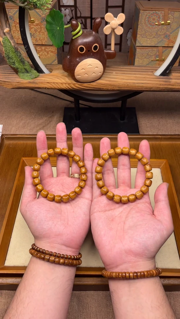 手串紫金鼠10*9纯肉实心黄金甲