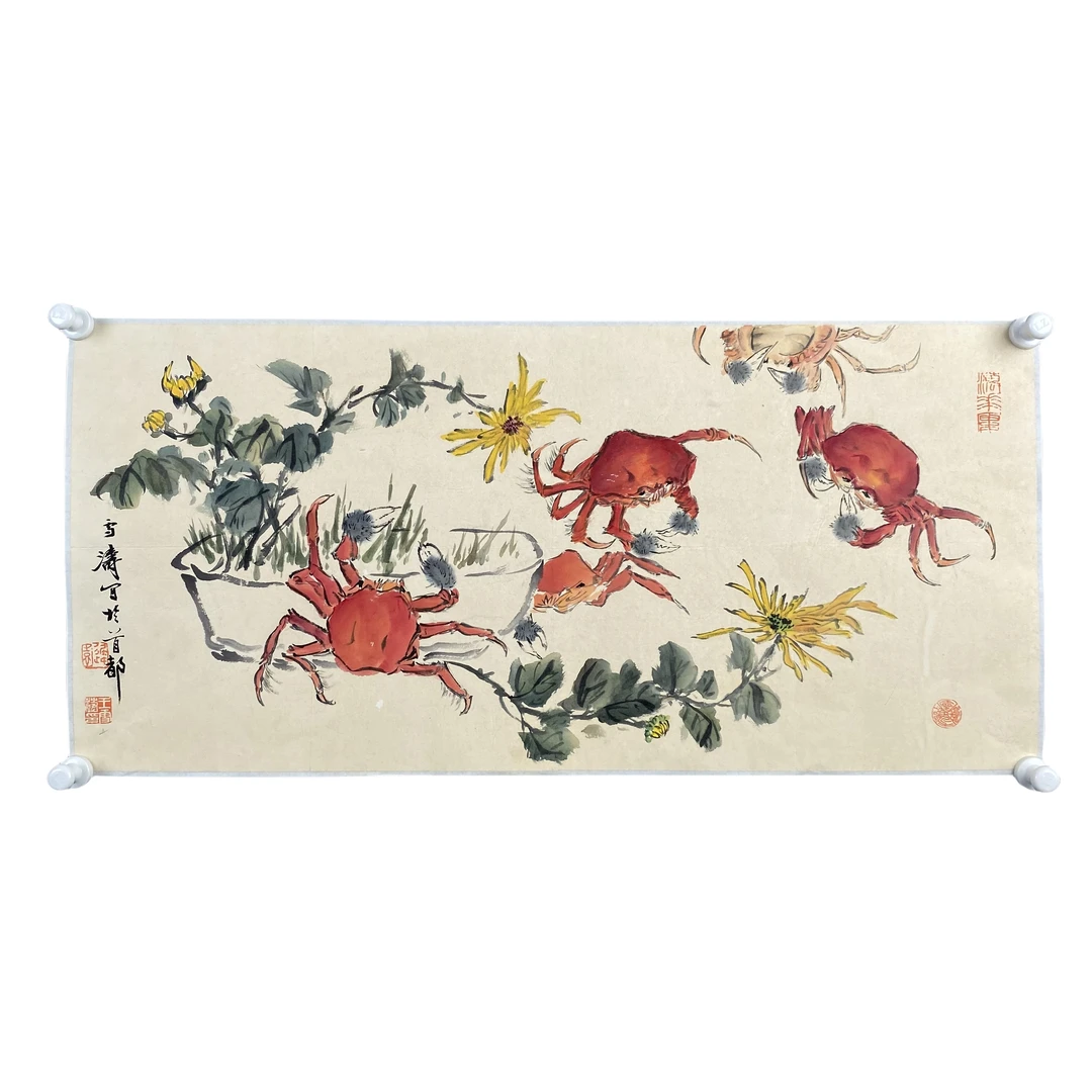 17  螃蟹 尺寸 70x32cm