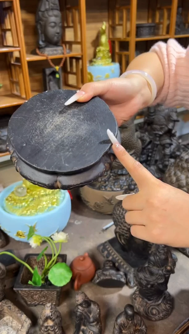 陶土【火山泥】金箍坛底座