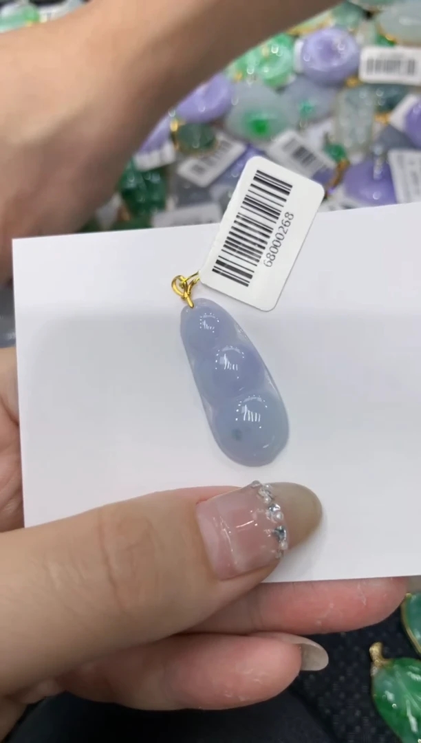 【闪购商品】翡翠颈饰18K金镶嵌222222222