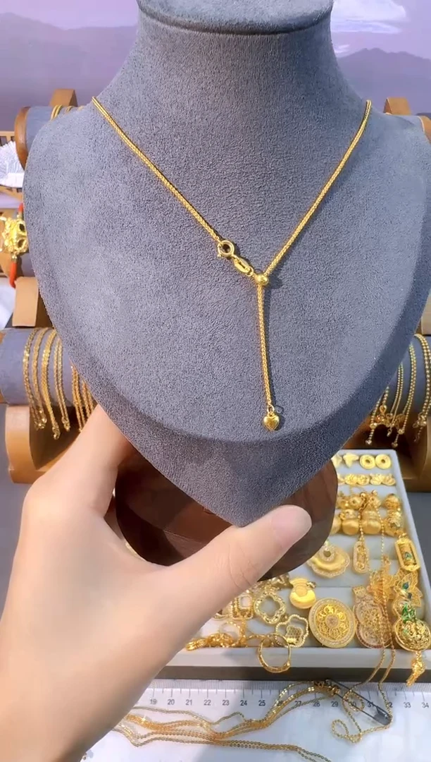 爱心抽拉肖邦链 50cm2.55g