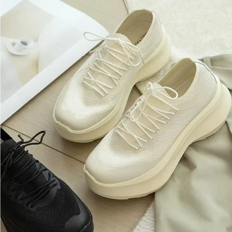 棉花糖厚底鞋 新升级！轻便透气~防滑飞织鞋