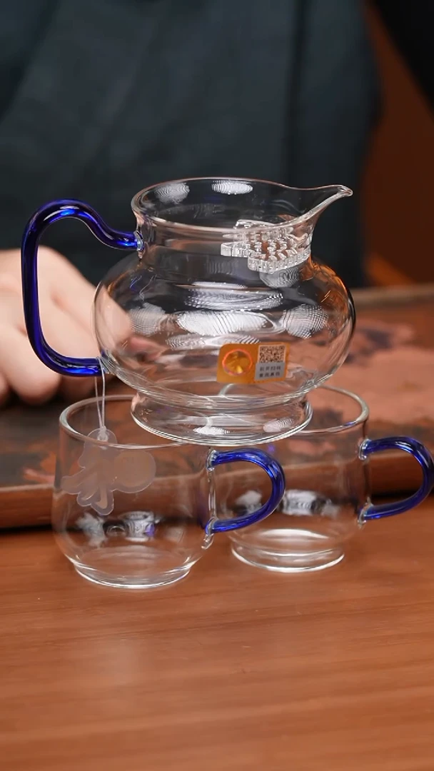 【闪购商品】禾器/熠然月牙款/浅蓝色+水月杯浅蓝2入