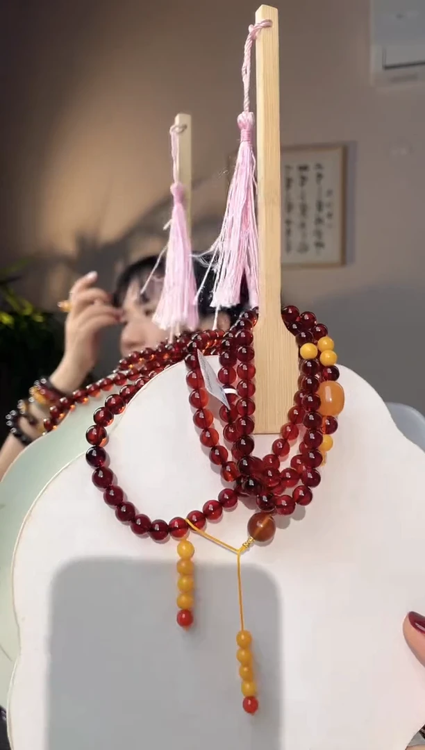 裸石琥珀未镶嵌7+血珀设计款