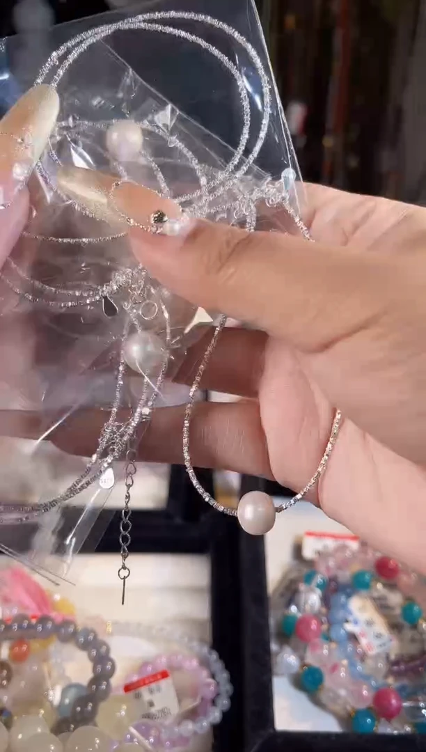 【闪购商品】淡水珍珠手绳银S925镶嵌多样性发货其一