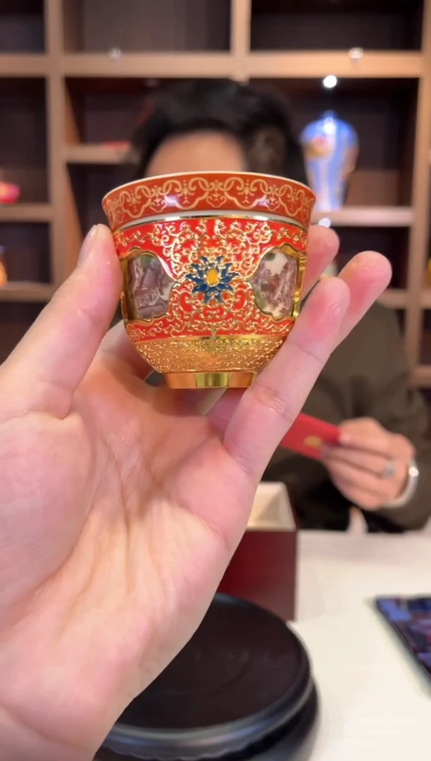【闪购商品】摆件景德镇陶瓷转运杯