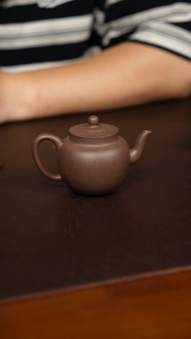 茶壶紫砂大彬莲子140cc宝山段泥