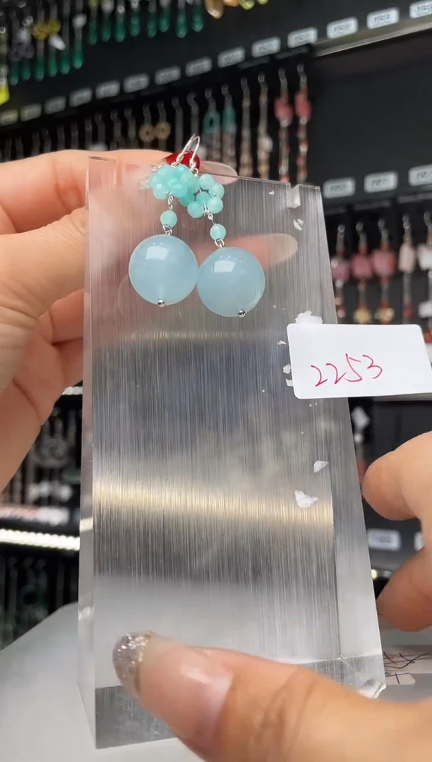 【闪购商品】紫晶耳饰银S925镶嵌喜欢拍微瑕