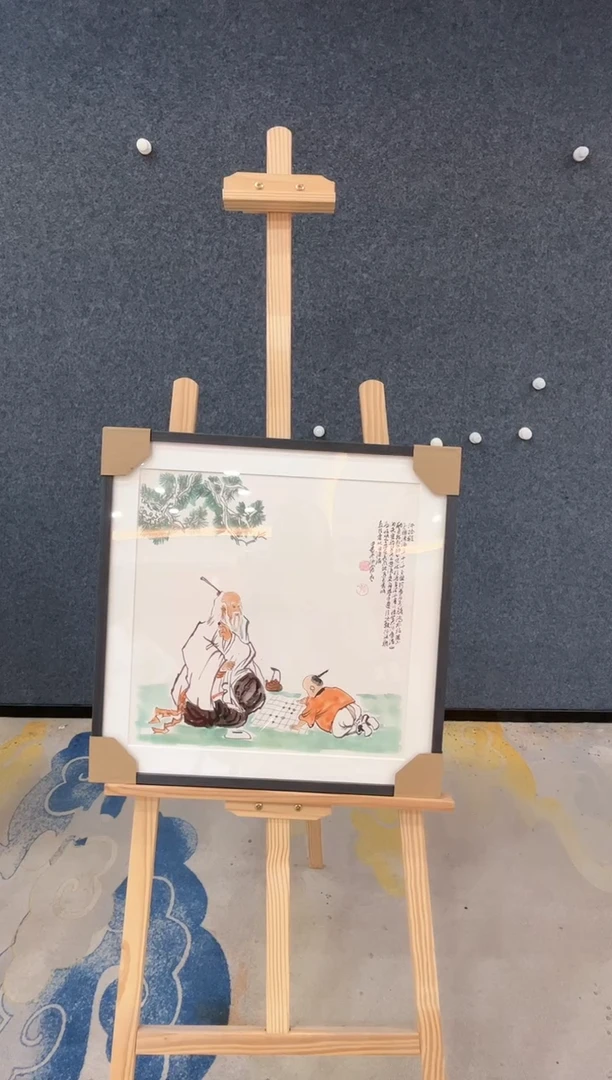 国画孙布衣-50卡纸带实木框-259tt01