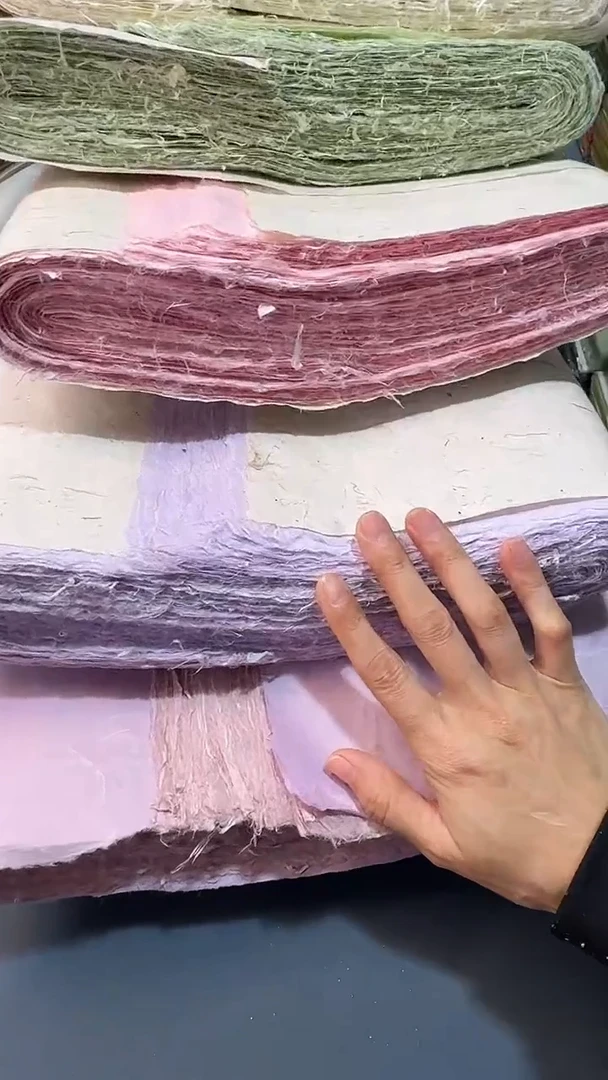 纯手工61*180cm50张雁楮清水云龙拍下挑颜色