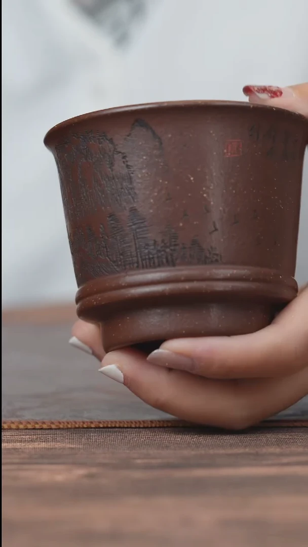 茶杯紫砂紫砂主人杯