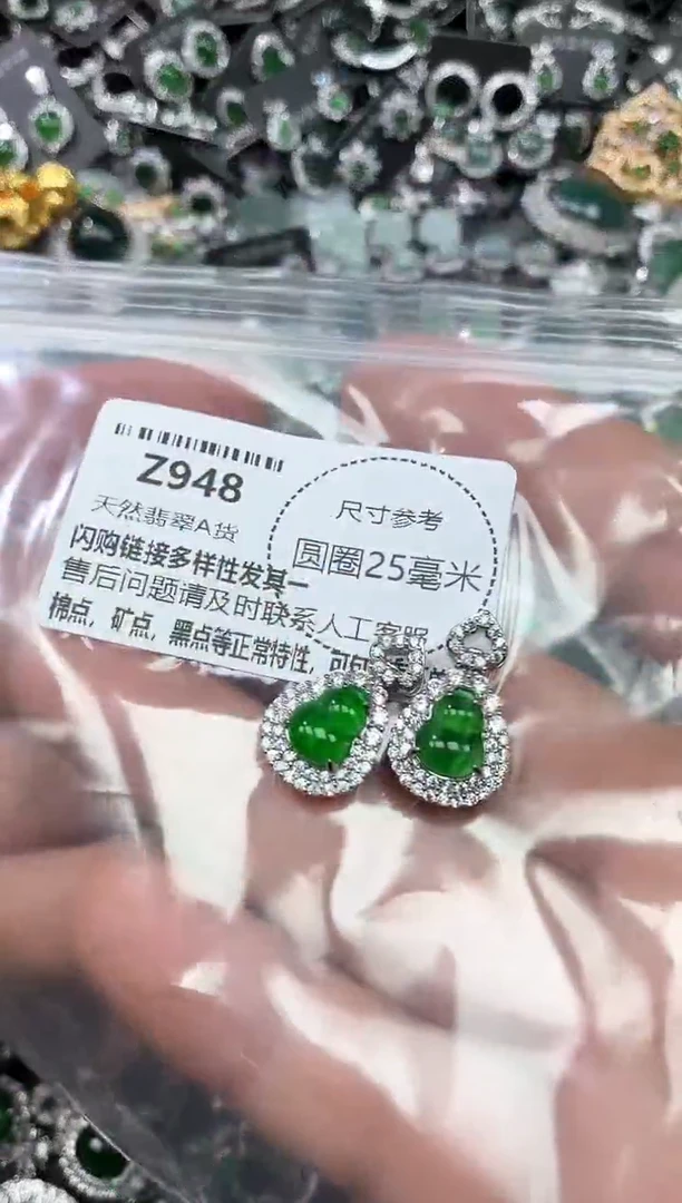 翡翠未镶嵌颈饰Z948多样性发其一