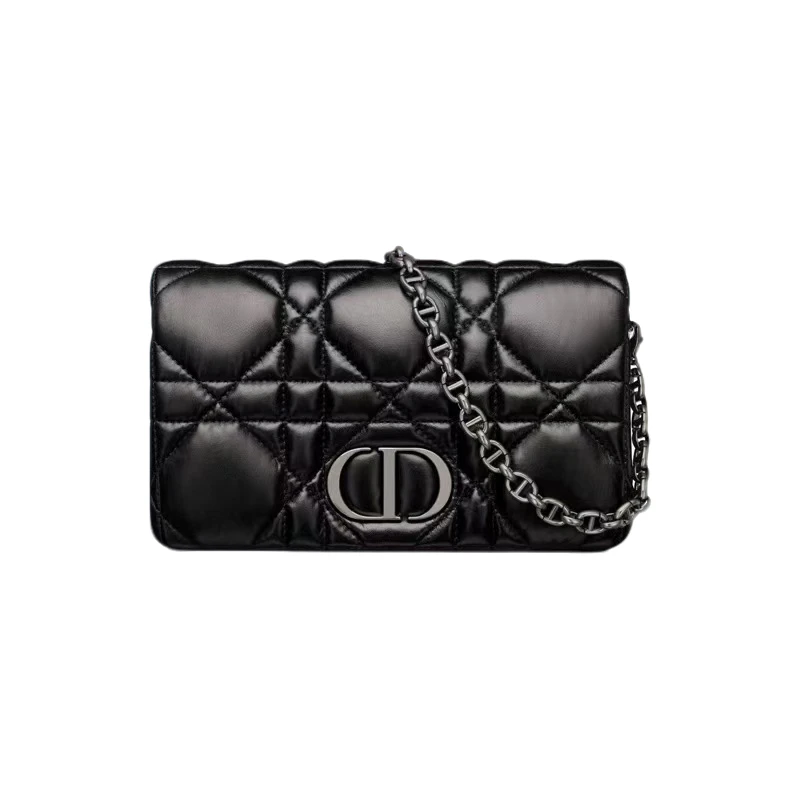 99新 DIOR/迪奥 迪奥caro藤格纹斜挎包H