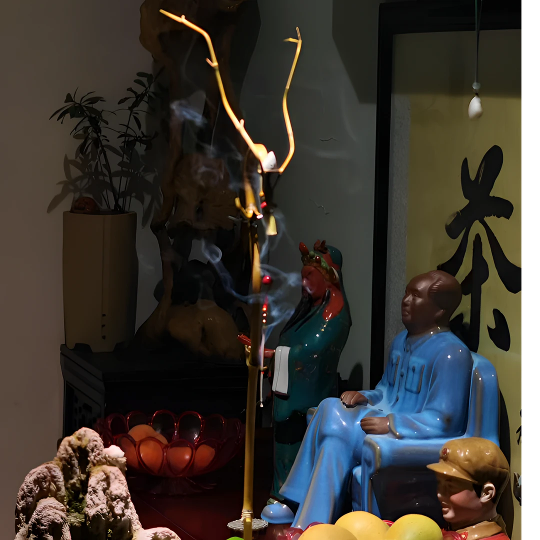 国风龙架，助倒流香龙挂架竹子龙头香挂架家用檀香炉竹龙头挂香