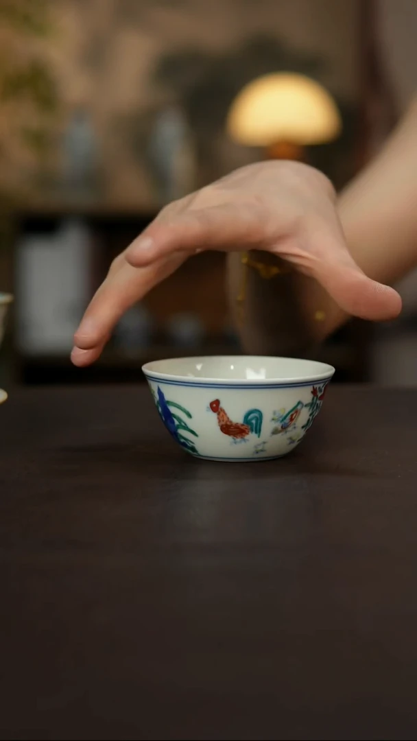 杯景德镇陶瓷杯碗柴烧多人